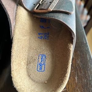 Birkenstock two strap Arizona soft footbed sandals